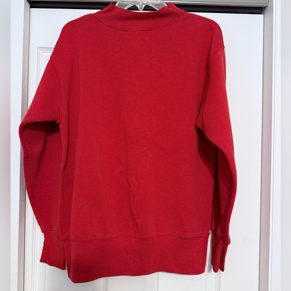 Disney Red Vintage Women's Mickey Mouse Holiday Sweatshirt - Size Medium - Picture 7 of 10